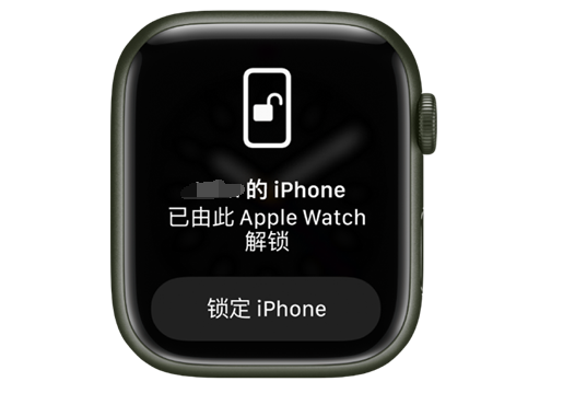 丰都苹果手机维修分享用 AppleWatch 解锁配备面容 ID 的 iPhone方法 