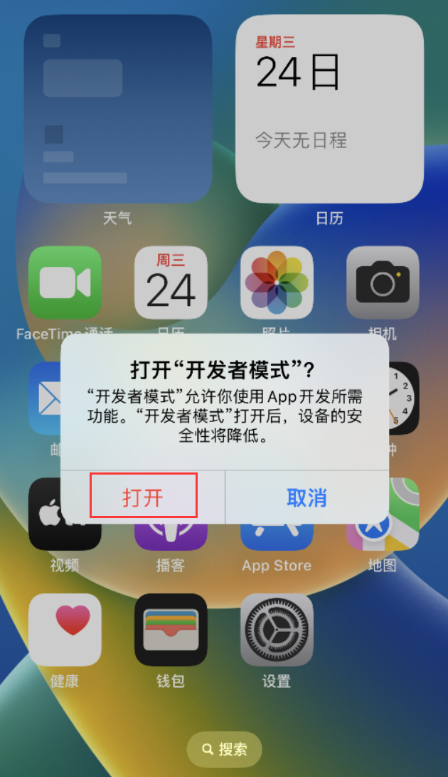 丰都苹果手机维修分享如何打开开发者模式 