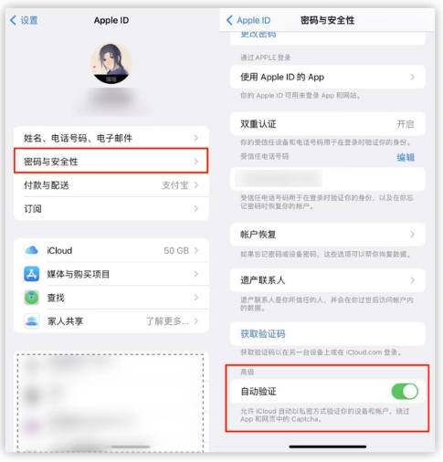 丰都苹果手机维修分享iOS 16 自动验证功能开启方法 