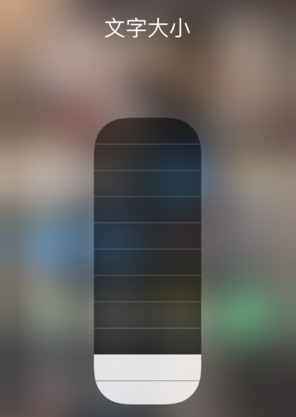 丰都苹果手机维修分享小技巧：在 iPhone 控制中心快速调节字体大小 