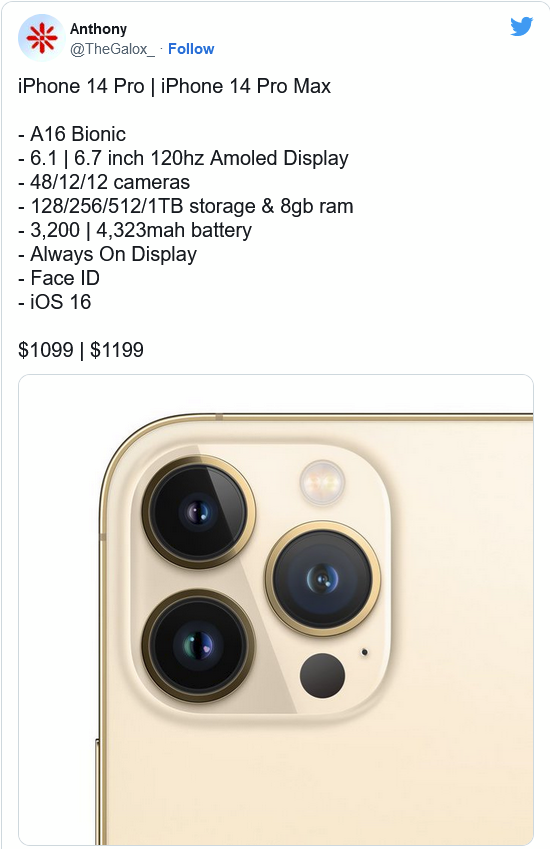 丰都苹果14维修分享iPhone 14全系涨价 