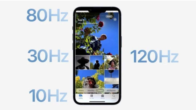 丰都苹果14维修分享iPhone 14有高刷吗 