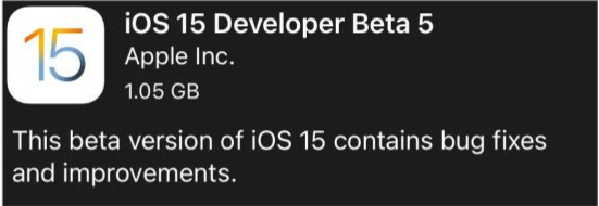 丰都苹果手机维修分享如何升级到iOS15.0 beta5 